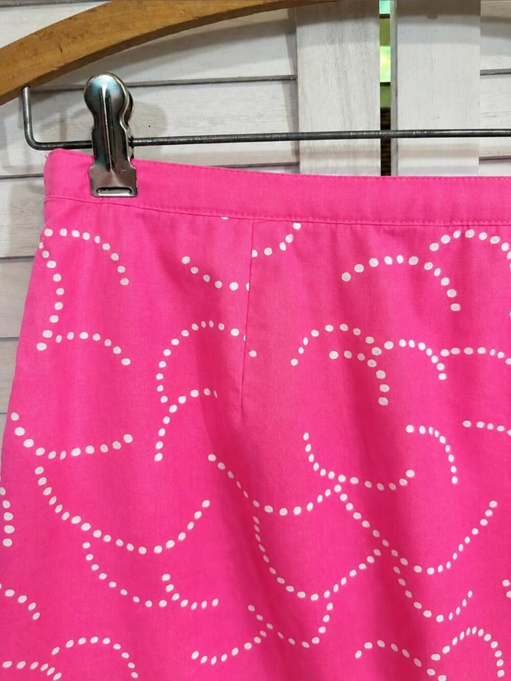 Boden Pink A-Line Cotton Skirt Size 6 6R - Picture 7 of 10